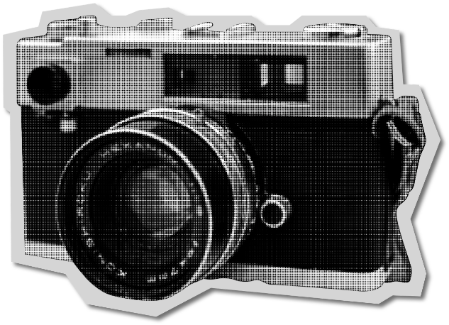 35mm Camera Sticker